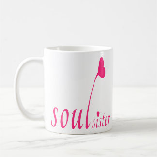 Vänskap för SoulsysterSoulmate bästa vän Kaffemugg