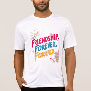 Vänskap för T-Shirt Design (Zazzle) - Rep dig