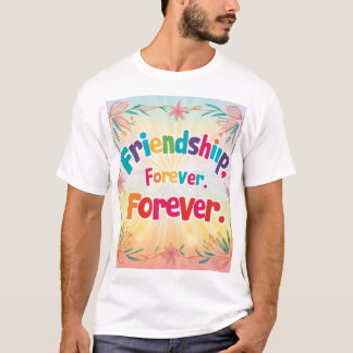 Vänskap för T-Shirt Design (Zazzle) - Rep dig