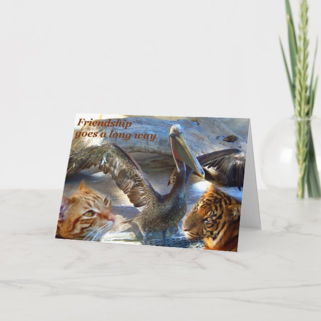 Vänskap går en lång väg_Kort_av Elenne Kort (Framsida)