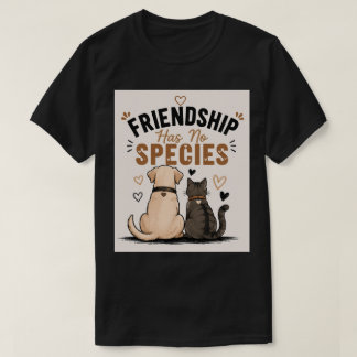 Vänskap Har Inga Arter T Shirt