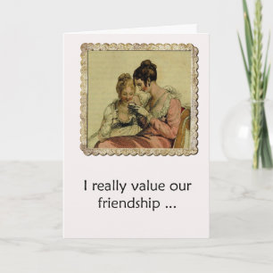 Vänskap Humor Edgy Ackerman Vintage Dam Kort