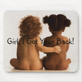 Vänskap, jag Har ryggen! Musmatta