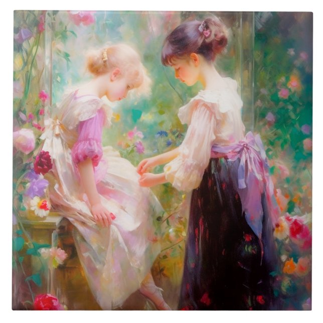 Vänskap Kakelplatta (Framsidan)