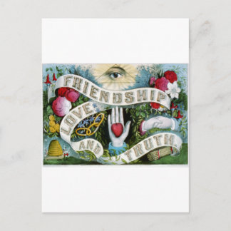 Vänskap, Kärlek och sanning Vykort