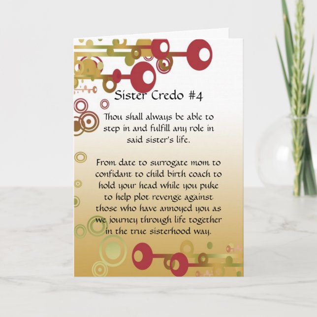 Vänskap Kort (Framsida)