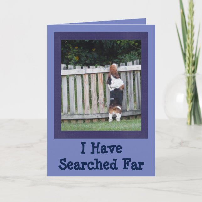 Vänskap-kort med sökning i bakåtanke kort (Framsida)