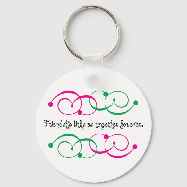 Vänskap Länkar Nyckelring (Framsida)