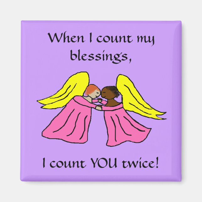 Vänskap - magnet - Anpassad (Framsidan)