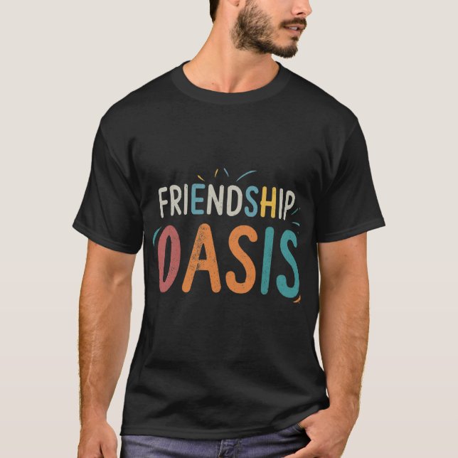 Vänskap Oasis T Shirt (Framsida)