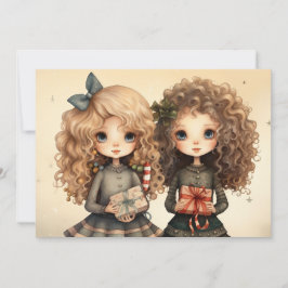 Vänskap och hopp: En julförbannelse Julkort