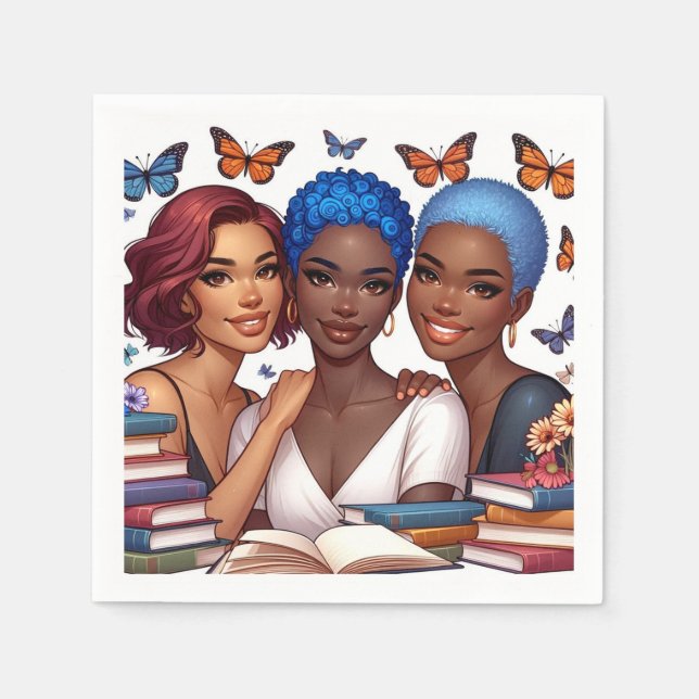 Vänskap och Ord Pappersservett (Framsidan)