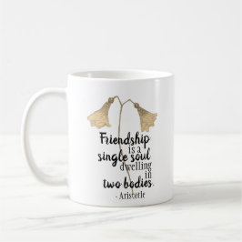 Vänskap offertblommor kaffemugg