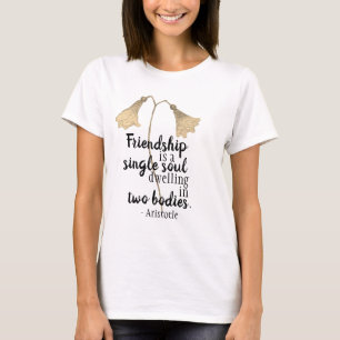 Vänskap offertblommor t shirt