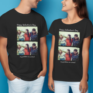 Vänskap Partner i Crime Funny Valentines day T Shirt
