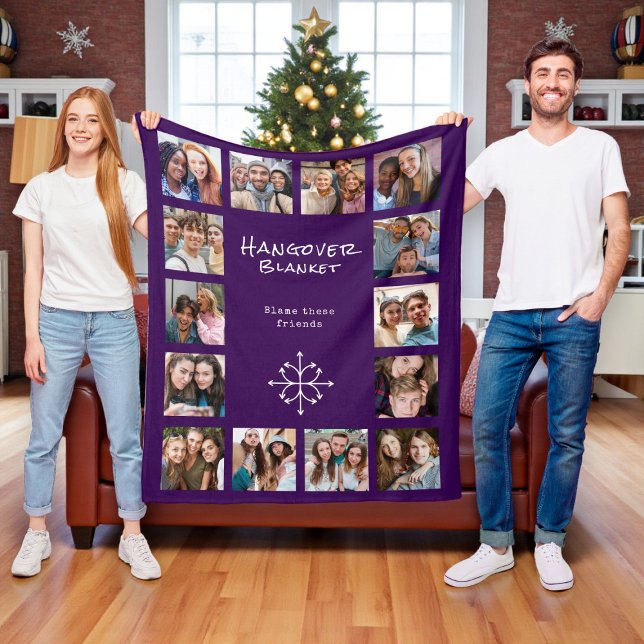 Vänskap Photo Collage Fleece Blanket (Skapare uppladdad)
