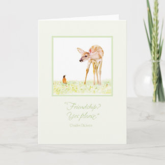 Vänskap? Please. ja Kort