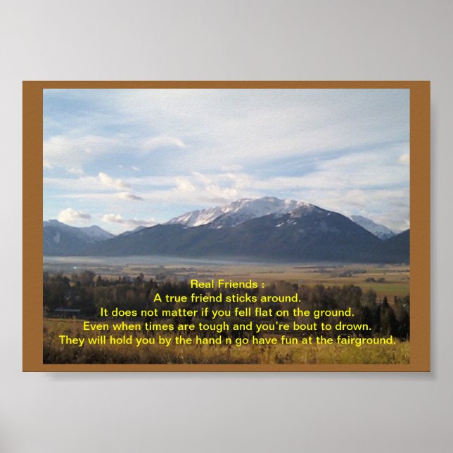 Vänskap Poster (Framsidan)