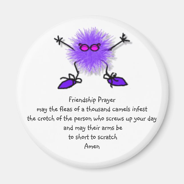 Vänskap Prayer Magnet (Framsidan)