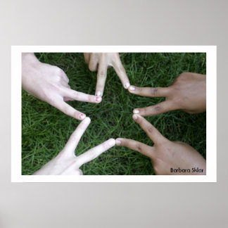 Vänskap Star Poster