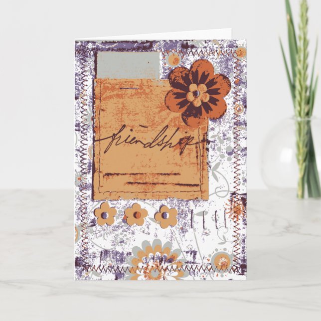 Vänskap Tack Kort (Framsida)