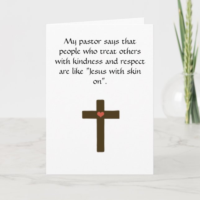 Vänskap Tack Kort (Framsida)