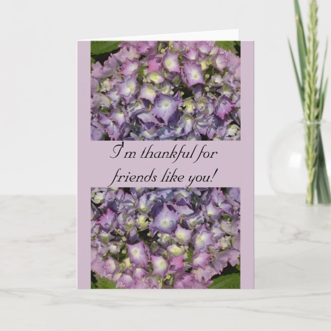 Vänskap Tack Kort (Framsida)