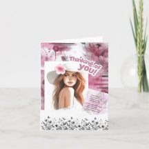 Vänskap Tänkning av ditt kort