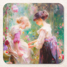 Vänskap Underlägg Papper Kvadrat