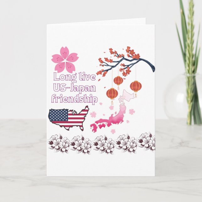 Vänskap utan slut vit kort (Framsida)