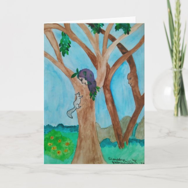 vänskap… vid peacewillow kort (Framsida)