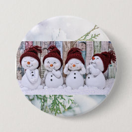 Vänskap Warms A Kall Day Knapp