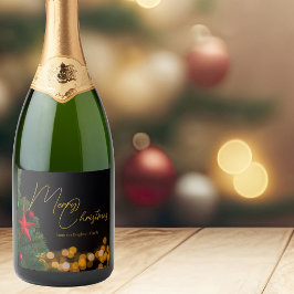 Vänskapare Guld Ljus Modern God jul Party