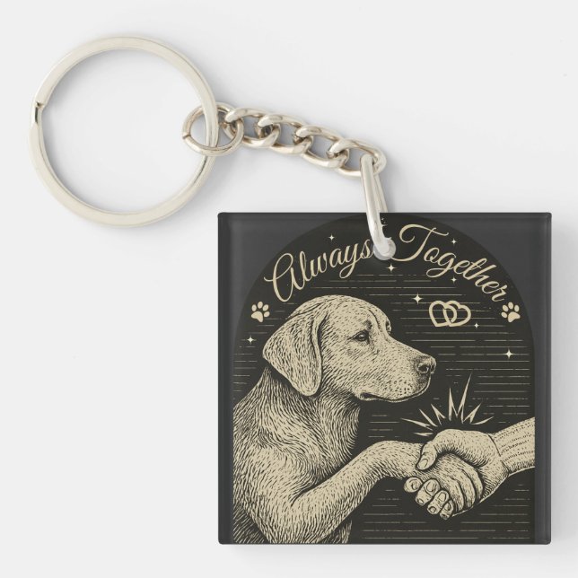 Vänskapen Alltid tillsammans med Vintagens Hund (Framsidan)