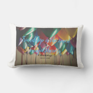 "Vänskapen är den Truest Magic Där is" Lumbarkudde