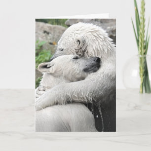 Vänskapen Bear Hugs Kort