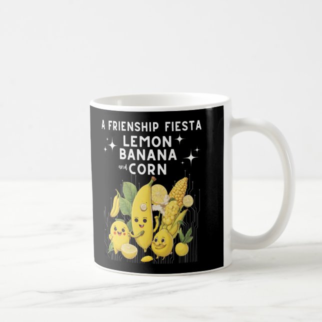 Vänskapen Fiesta Lemon Banana och Maj Kaffemugg (Höger)