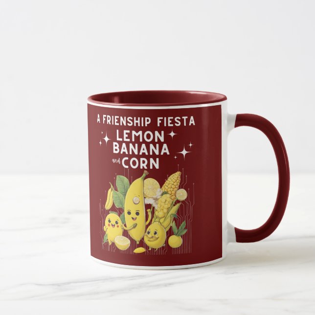 Vänskapen Fiesta Lemon Banana och Maj Mugg (Höger)