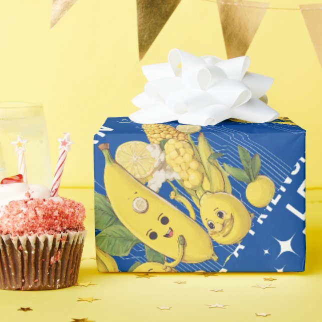 Vänskapen Fiesta Lemon Banana och Maj Presentpapper (Födelsedagsfest)
