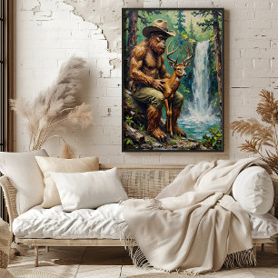 Vänskapen Forest: Bigfoot och Fawn Poster