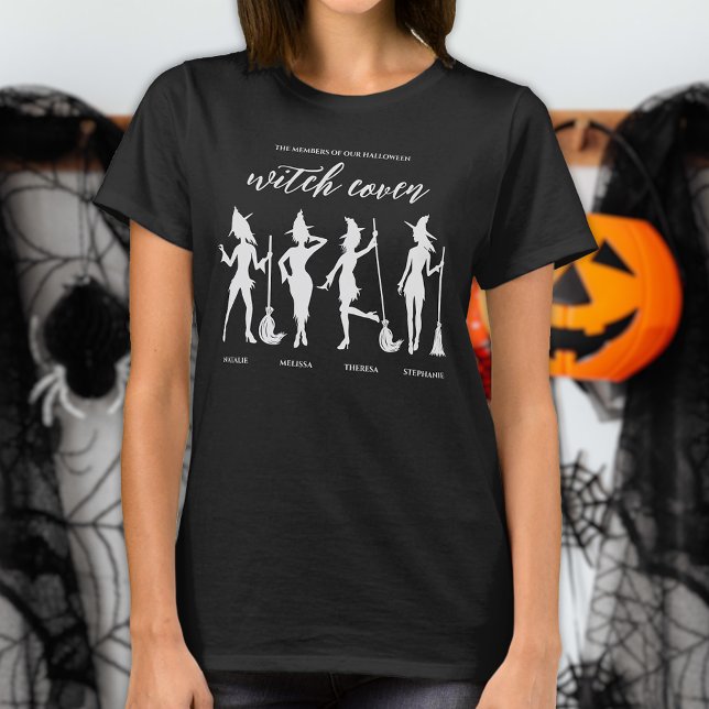 Vänskapen Halloween med fyra Namn-vittnen T Shirt (Skapare uppladdad)