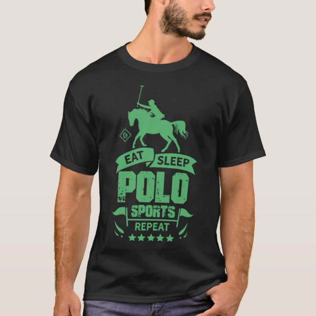 Vänskapen Horse Polo Sports Horses falkenstein T Shirt (Framsida)