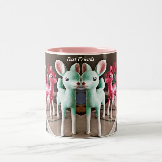 Vänskapen Prancer & Vixen Två-Tonad Mugg (Center)