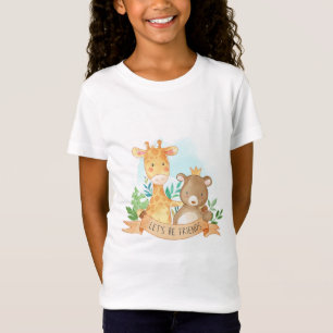 Vänskapen tecknad Animals T Shirt