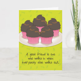 Vänskapens hälsningskort kort