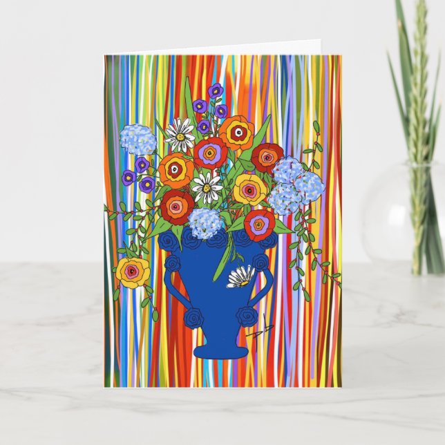 Vänskapens hälsningskort med Bibelversen. Tack Kort (Framsida)