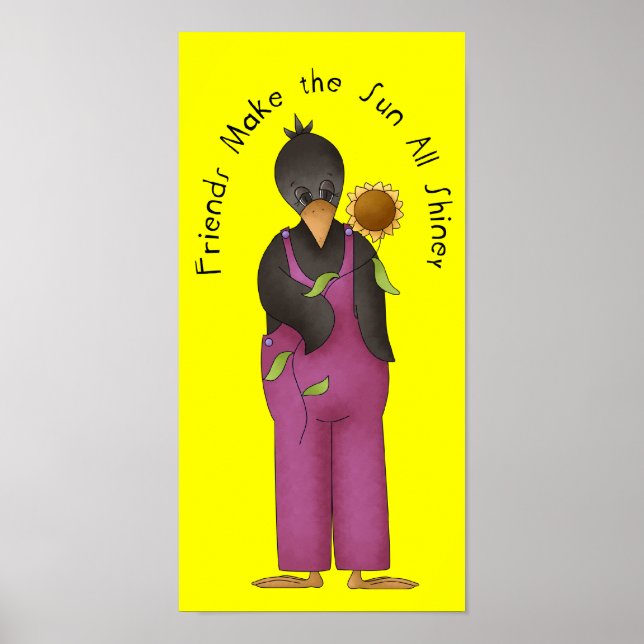Vänskapens Kråka Poster (Framsidan)