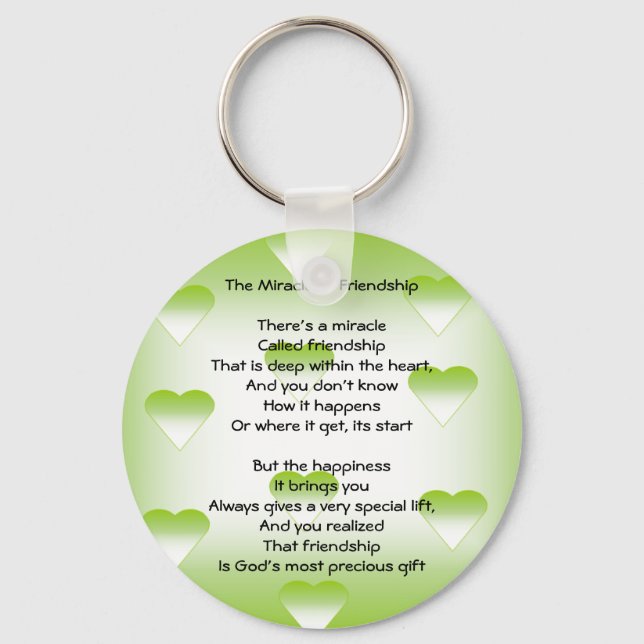 Vänskapens spegel nyckelring (Framsida)