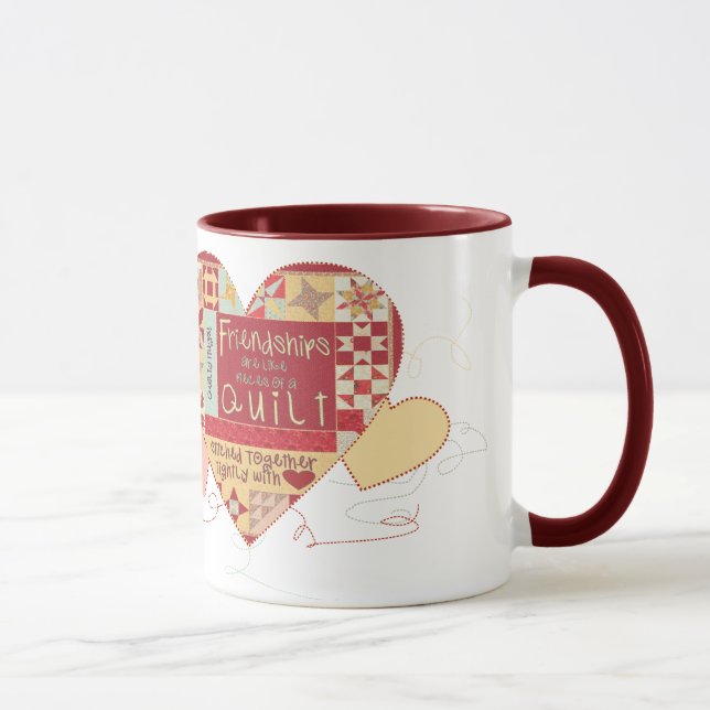 Vänskaper är lik täckekaffe koppar och koppar (Höger)