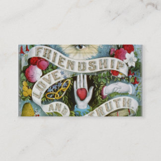 vänskapkärlek och sanning visitkort